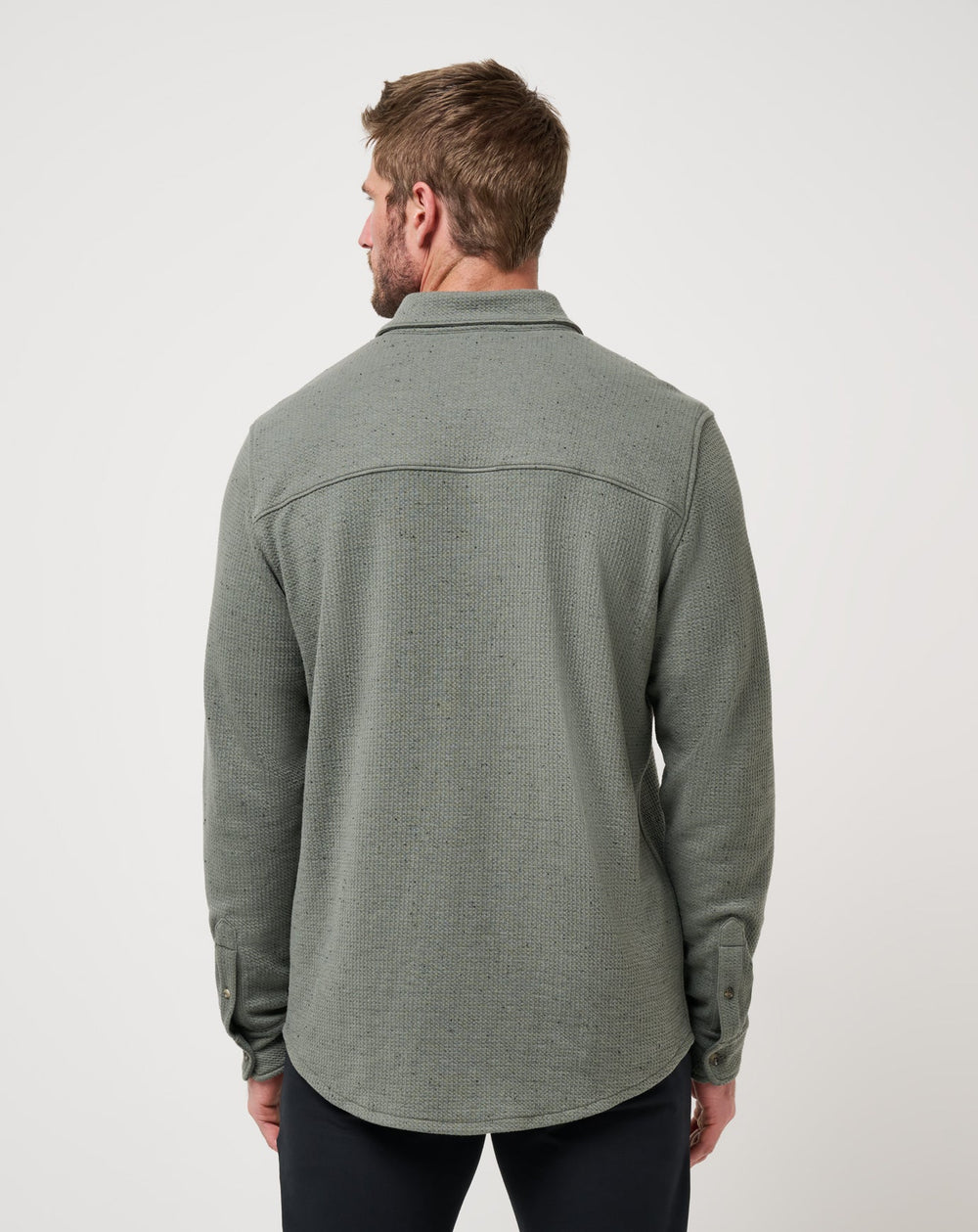 Cloud Waffle Shirt Jacket - Travis Mathew