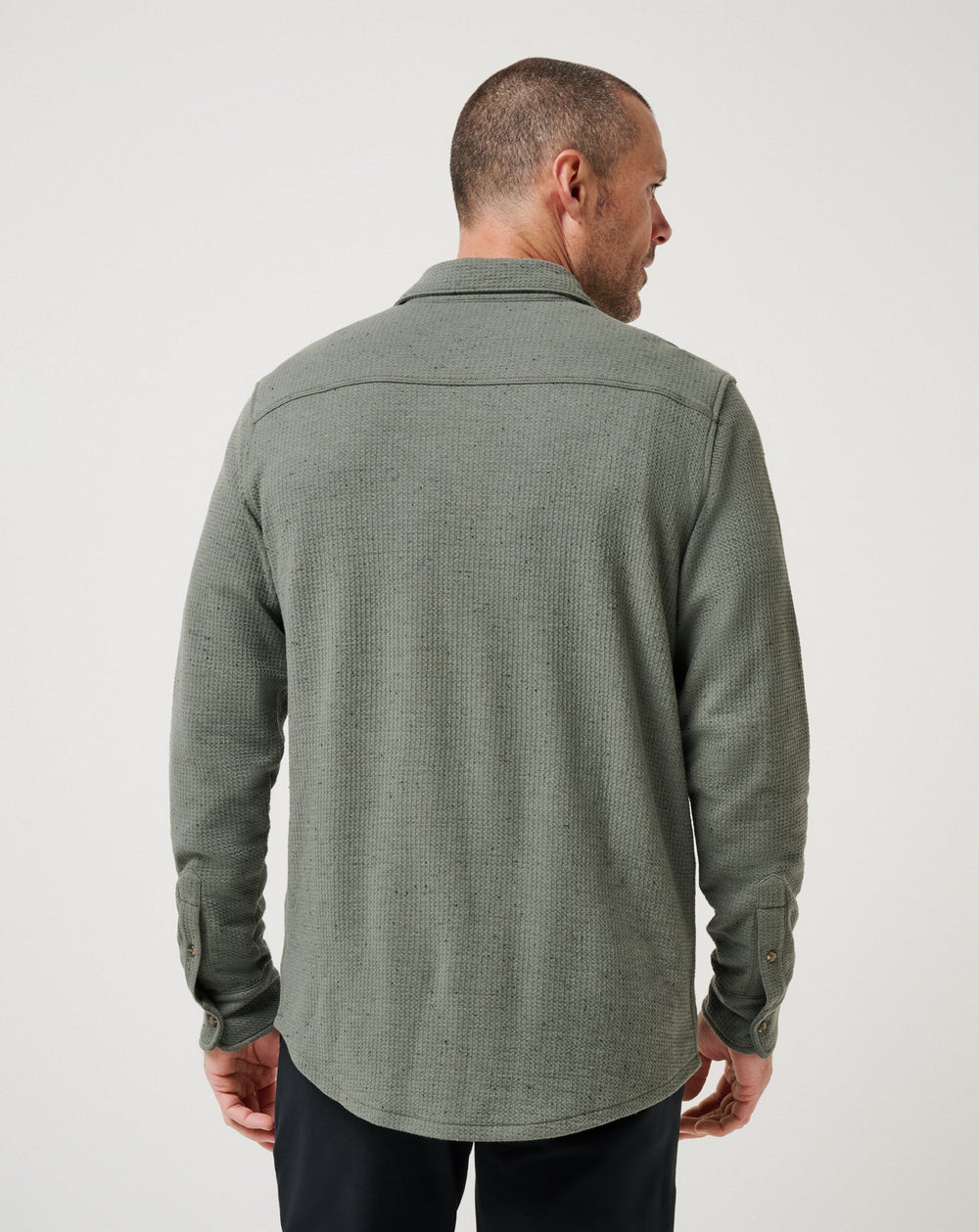 Cloud Waffle Shirt Jacket - Travis Mathew
