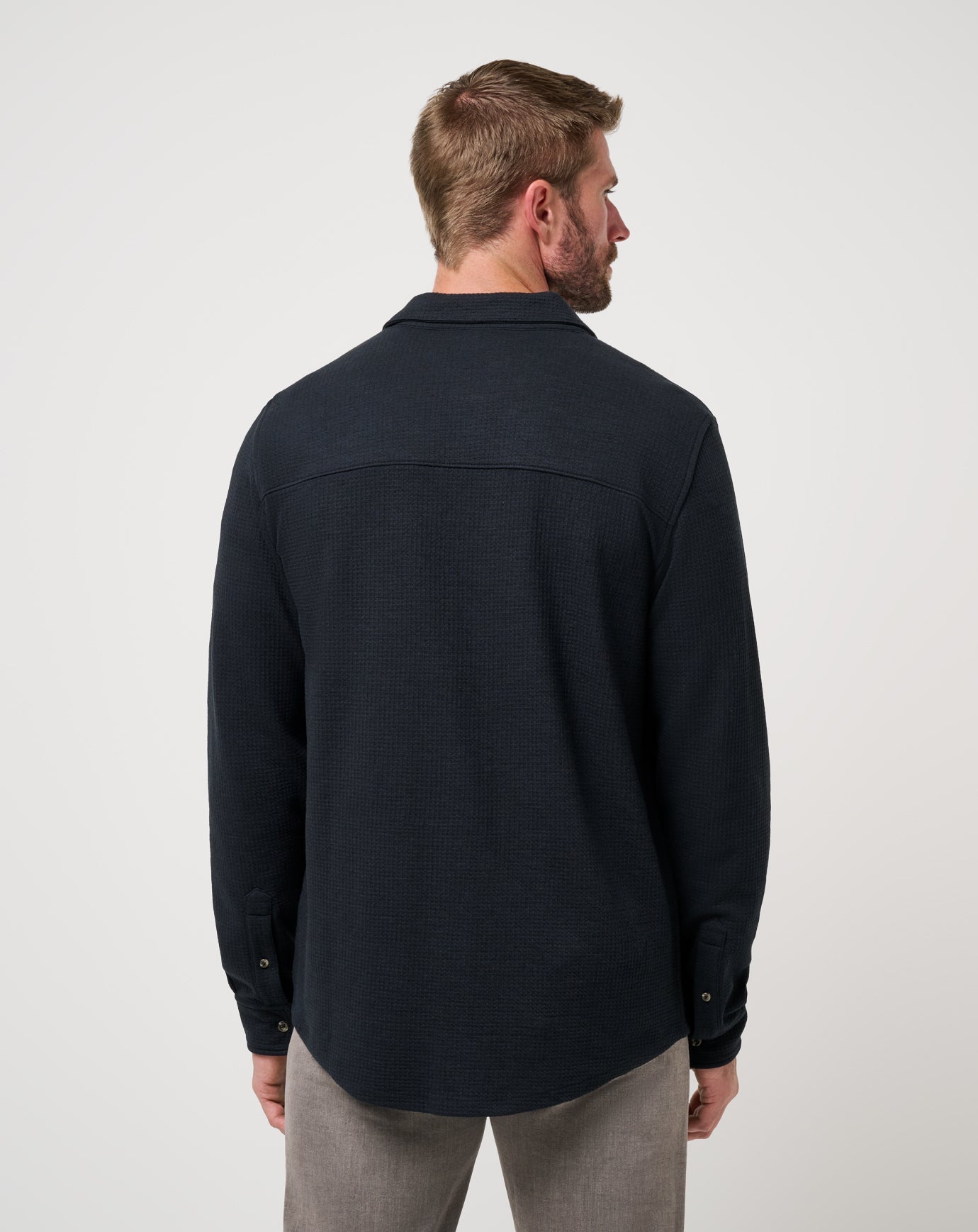Cloud Waffle Shirt Jacket - Travis Mathew