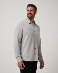 Cloud Waffle Shirt Jacket - Travis Mathew