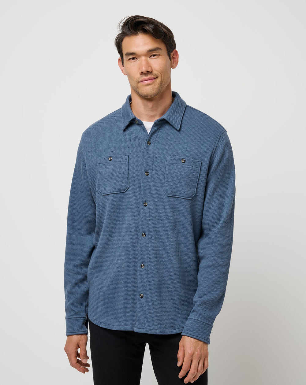 Cloud Waffle Shirt Jacket - Travis Mathew