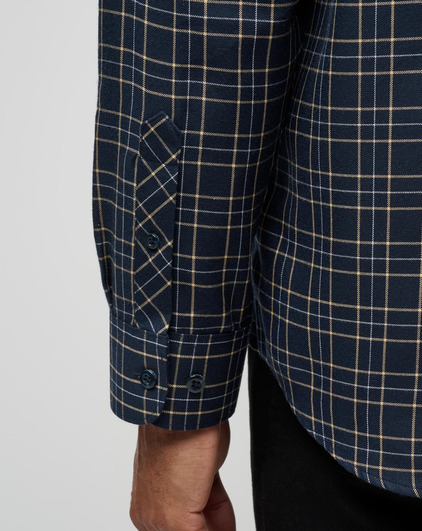 Cloud Flannel Plaid Button-Up - Travis Mathew