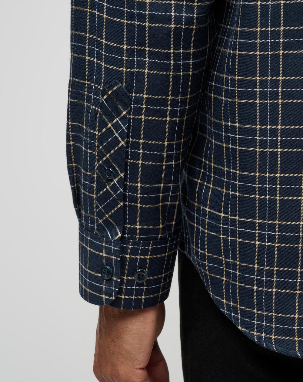 Cloud Flannel Plaid Button-Up - Travis Mathew