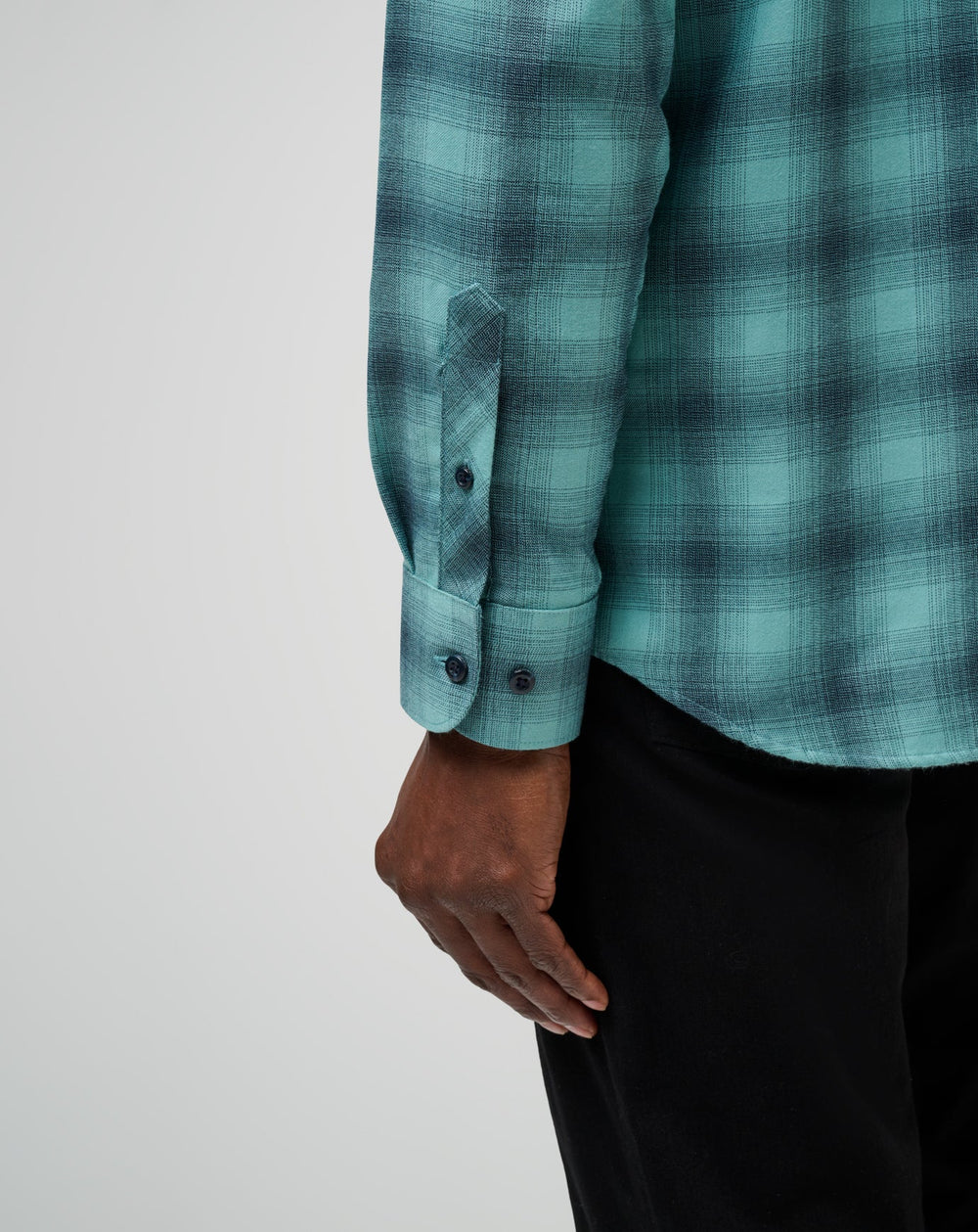 Cloud Flannel Plaid Button-Up - Travis Mathew
