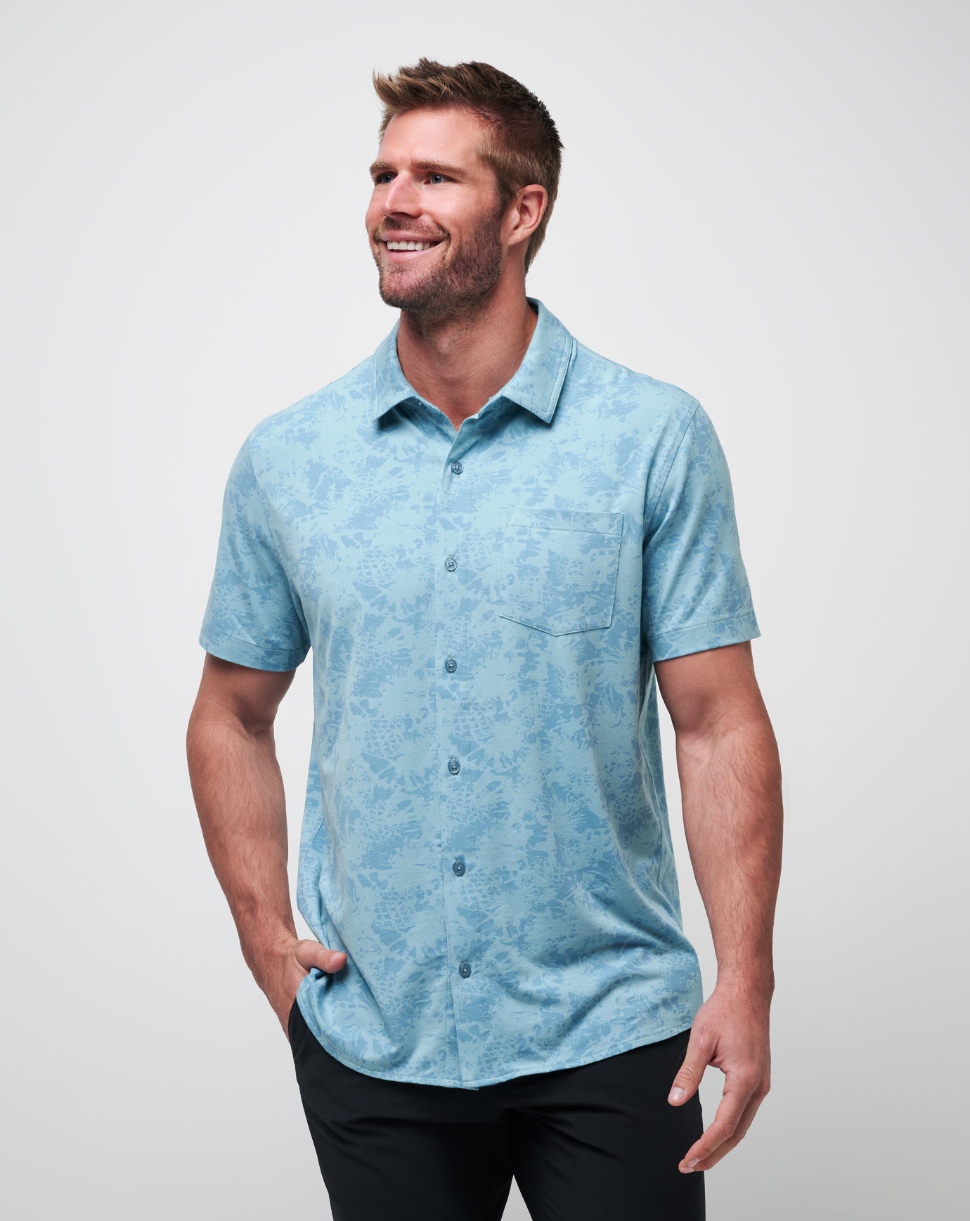 Knit Braddah Button-Up - Travis Mathew