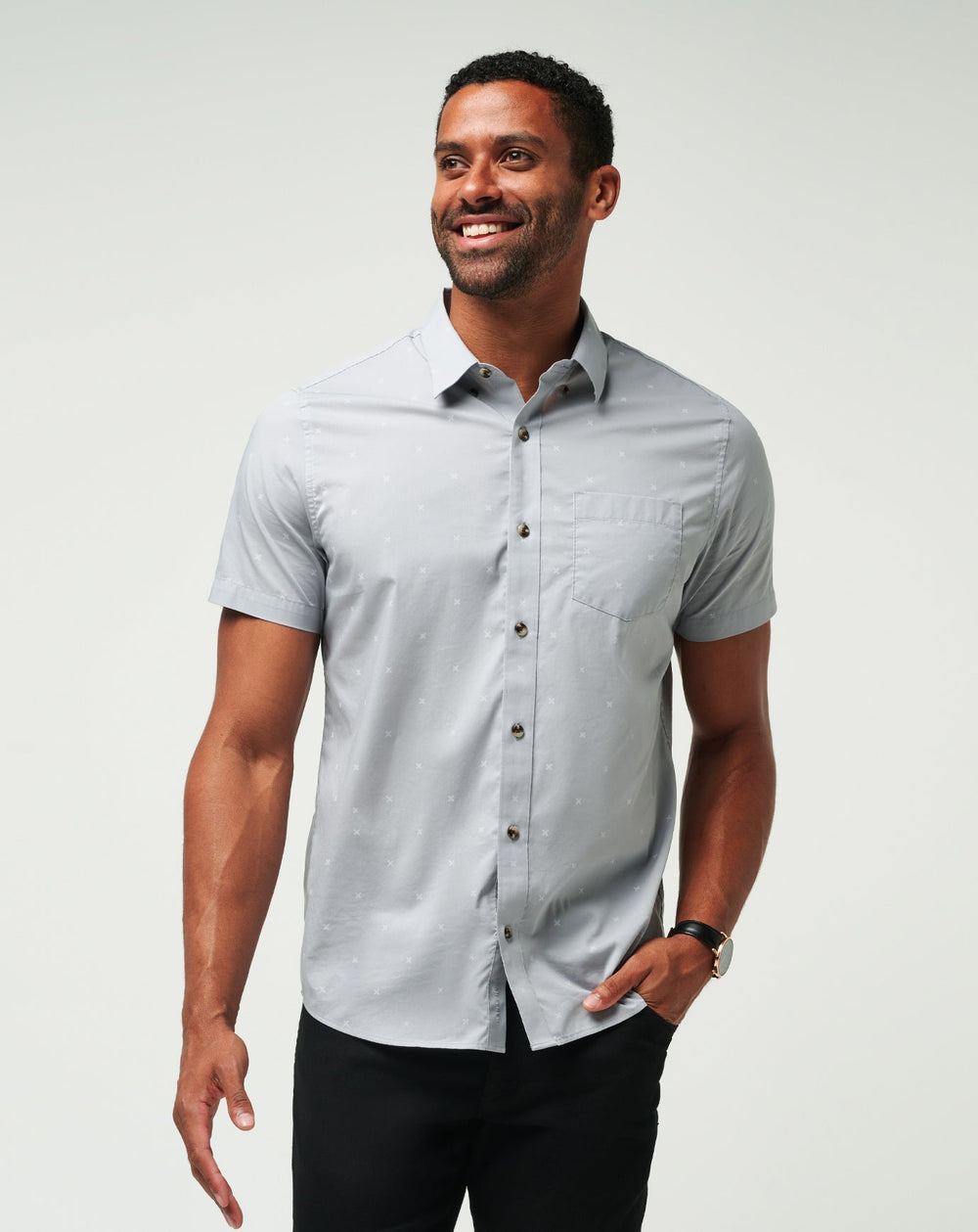 Across The Pond Button-Up - Travis Mathew