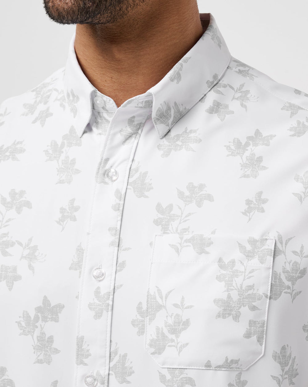 Mist On The Lake Button-Up - Travis Mathew