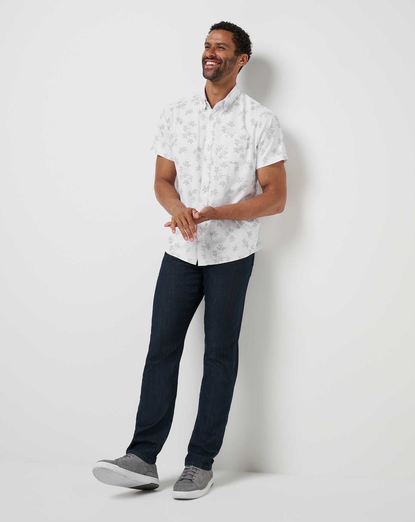 Mist On The Lake Button-Up - Travis Mathew
