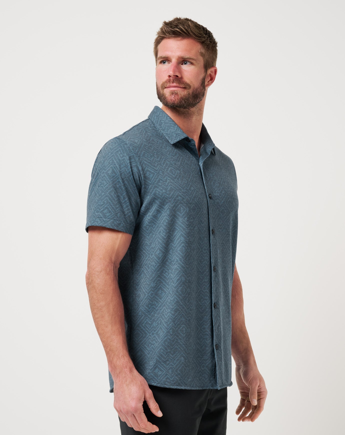 Knit Featherweight Night Button-Up - Travis Mathew