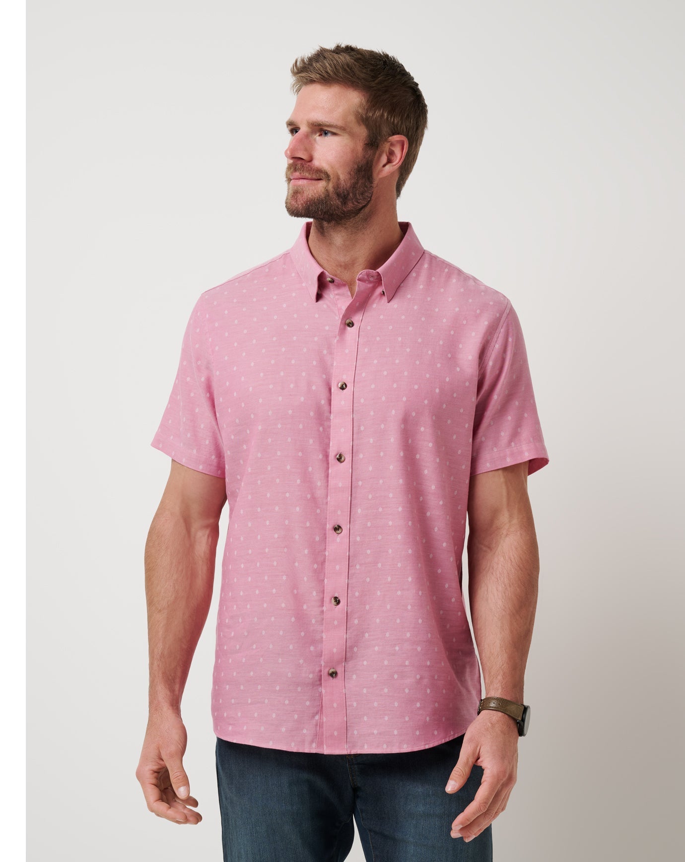 Early Check In Button-Up - Travis Mathew