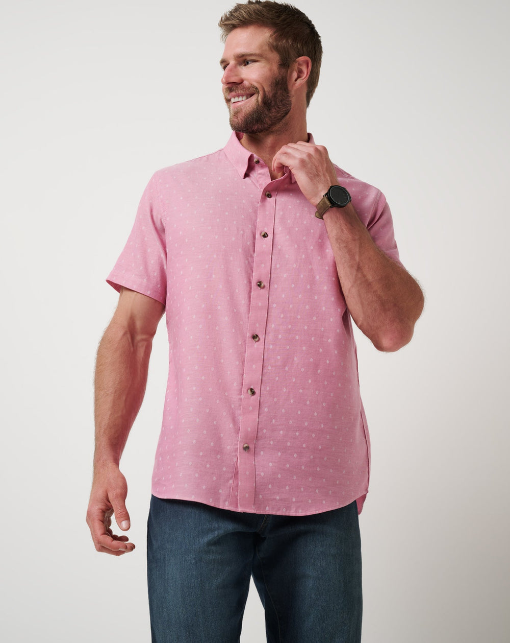 Early Check In Button-Up - Travis Mathew