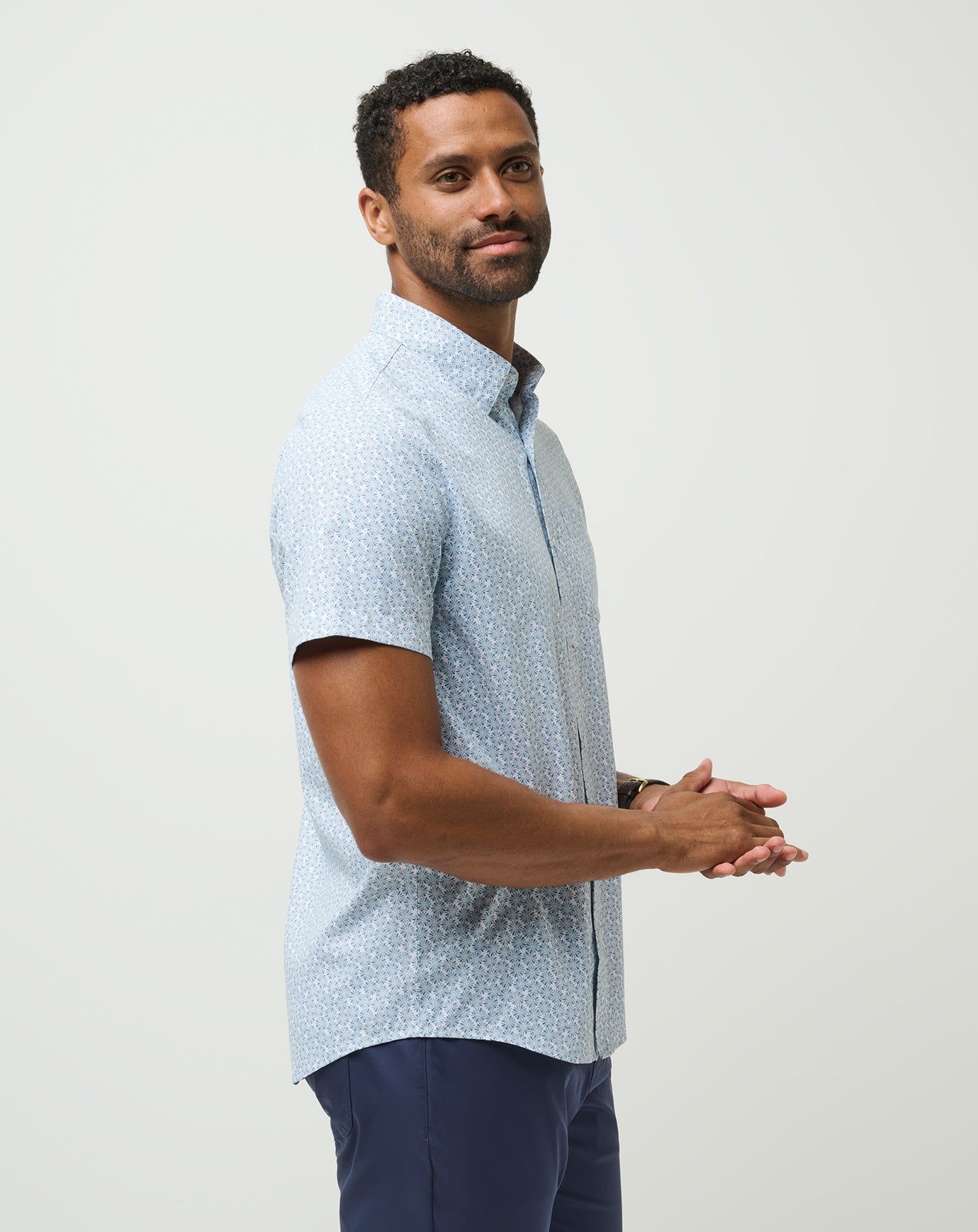 Techwoven Country Mile Button-Up - Travis Mathew