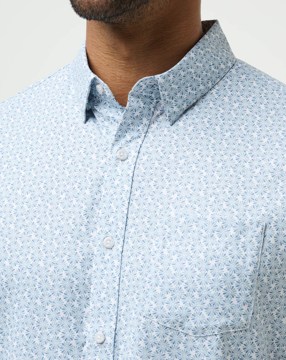 Techwoven Country Mile Button-Up - Travis Mathew