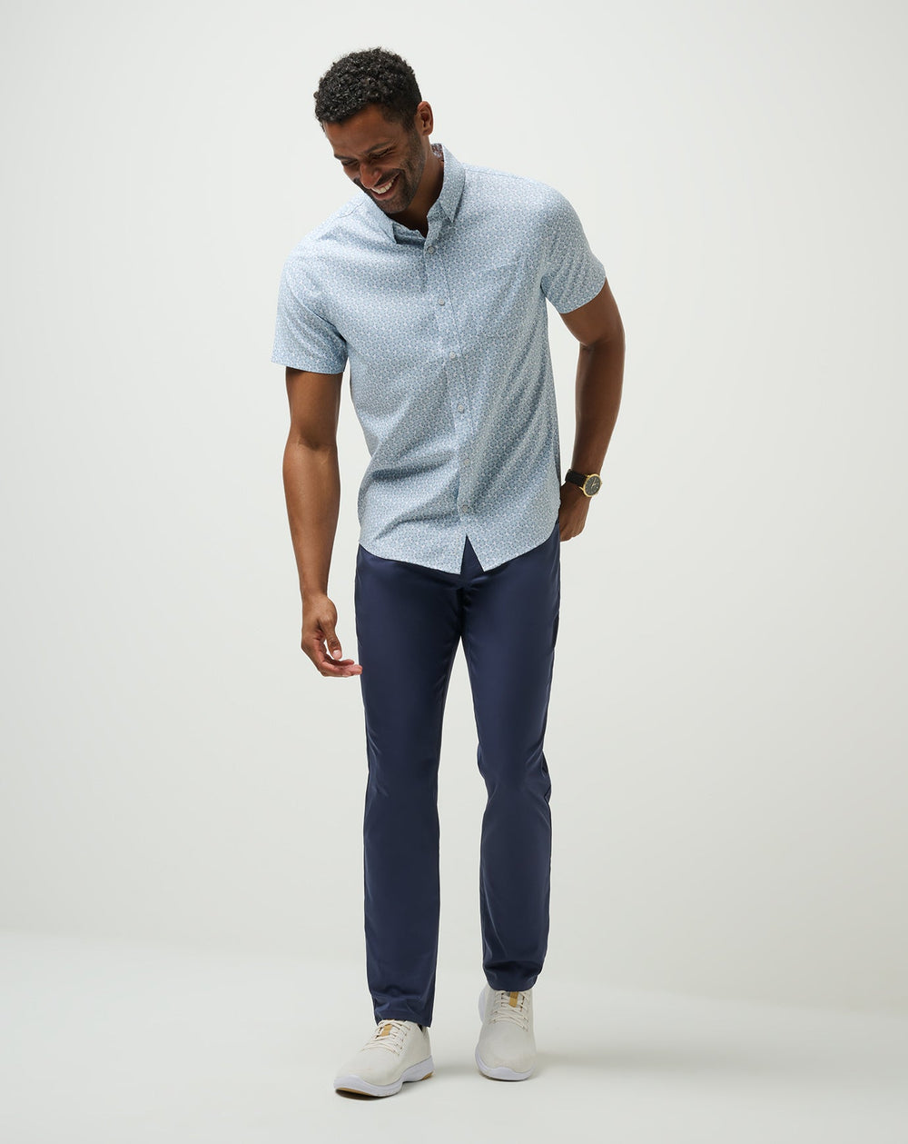 Techwoven Country Mile Button-Up - Travis Mathew