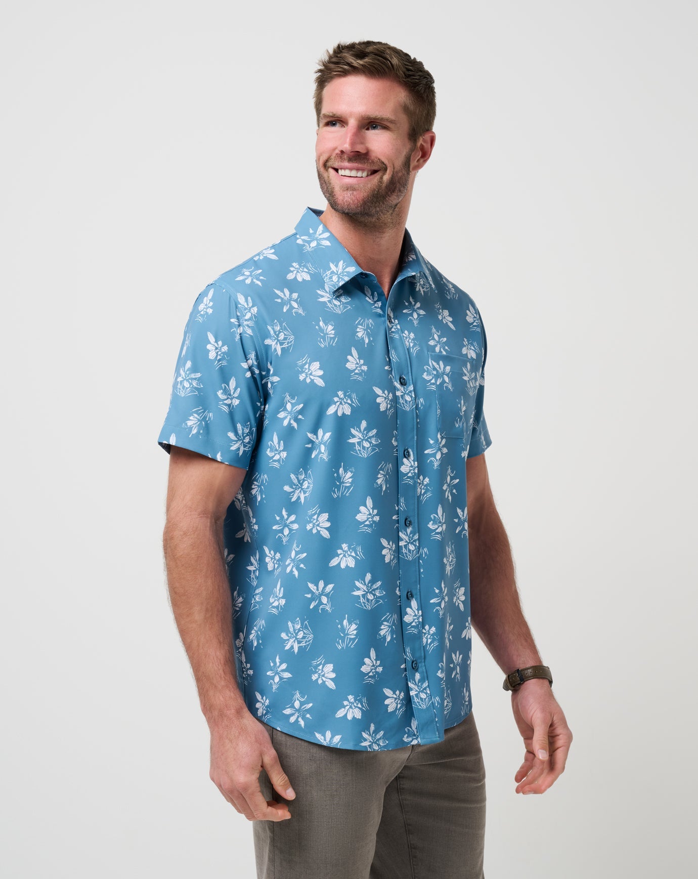 Techwoven Seamate Button-Up - Travis Mathew