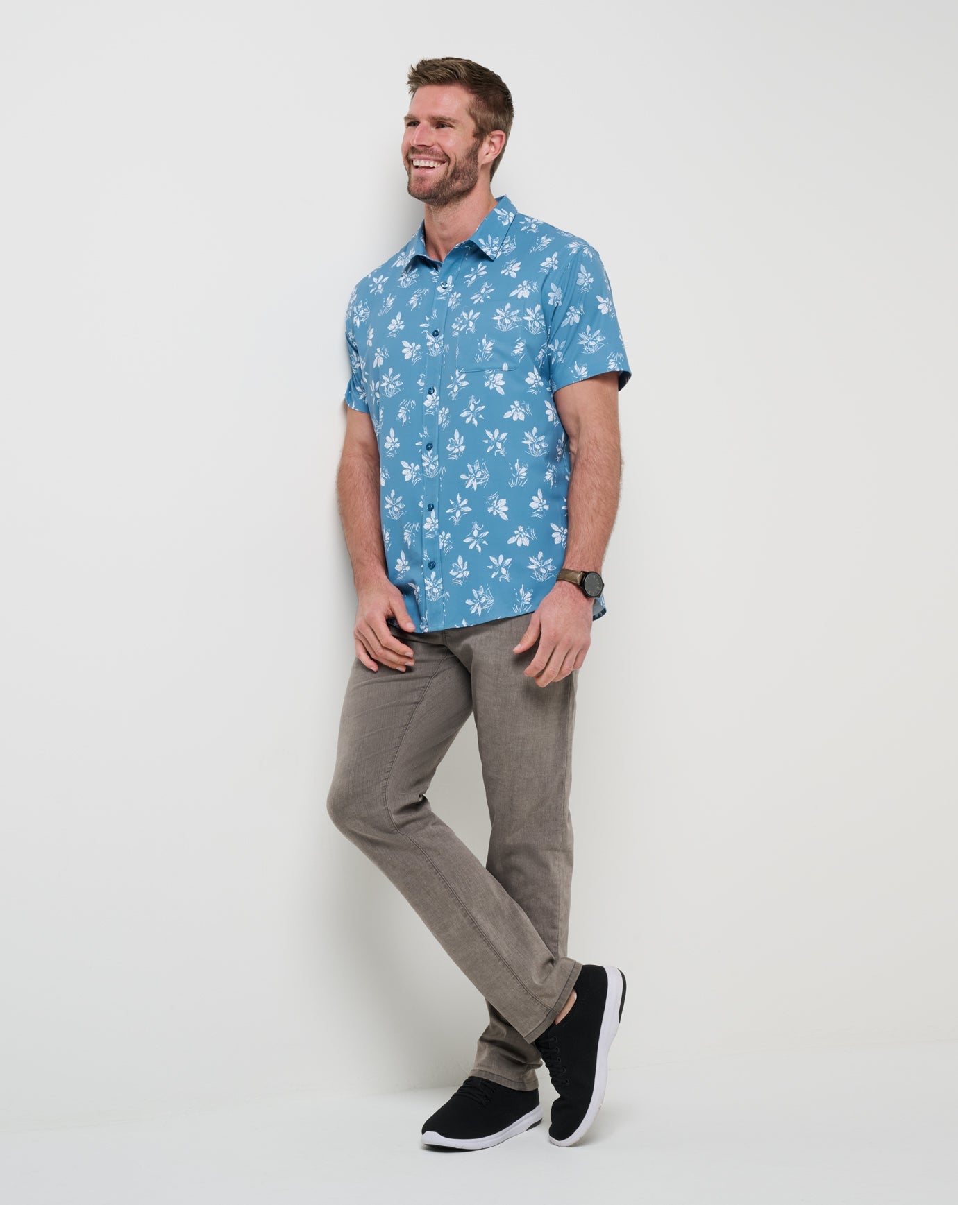 Techwoven Seamate Button-Up - Travis Mathew