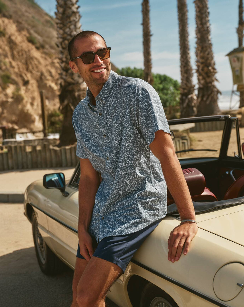 Techwoven Country Mile Button-Up - Travis Mathew