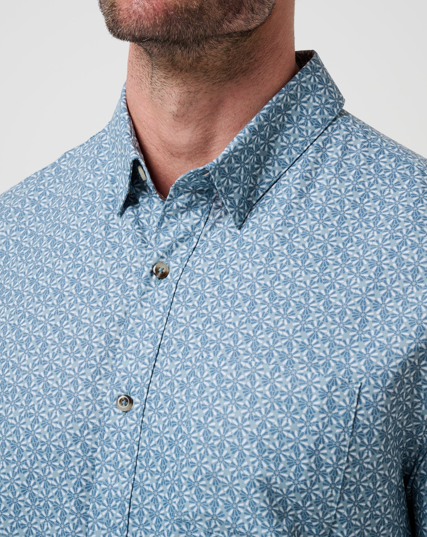 Techwoven Country Mile Button-Up - Travis Mathew