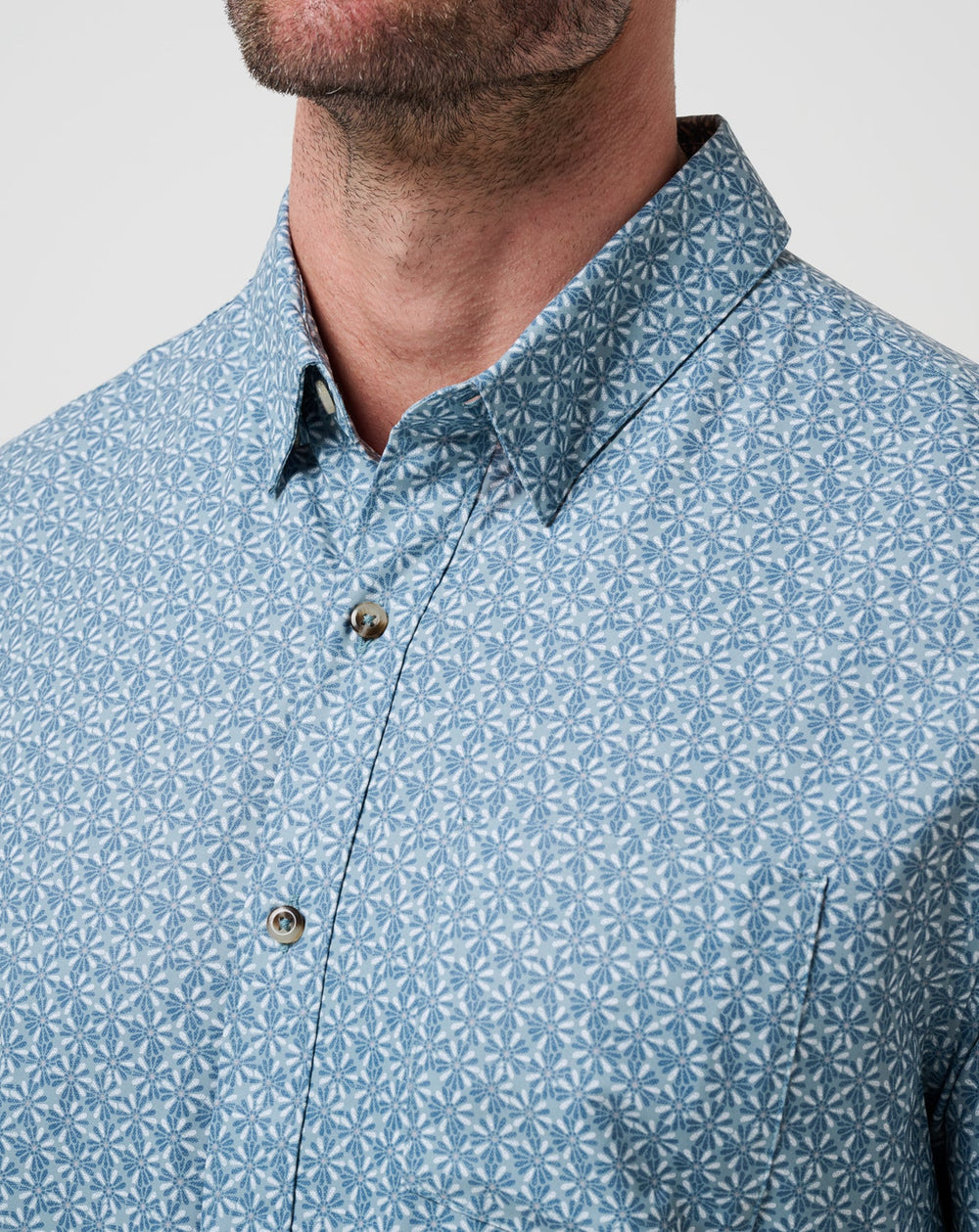 Techwoven Country Mile Button-Up - Travis Mathew