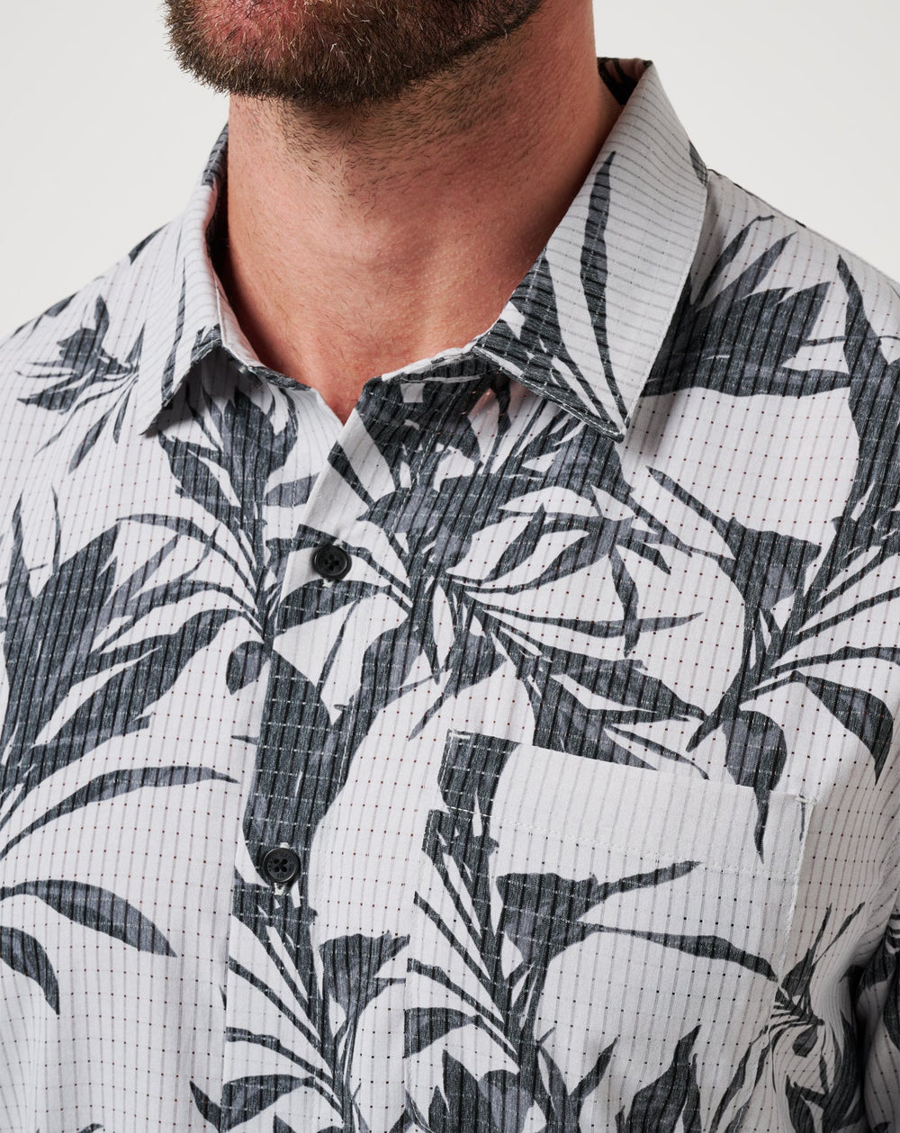 Light Map Button-Up - Travis Mathew