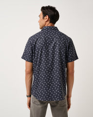 Techwoven Grey Wind Button-Up - Travis Mathew