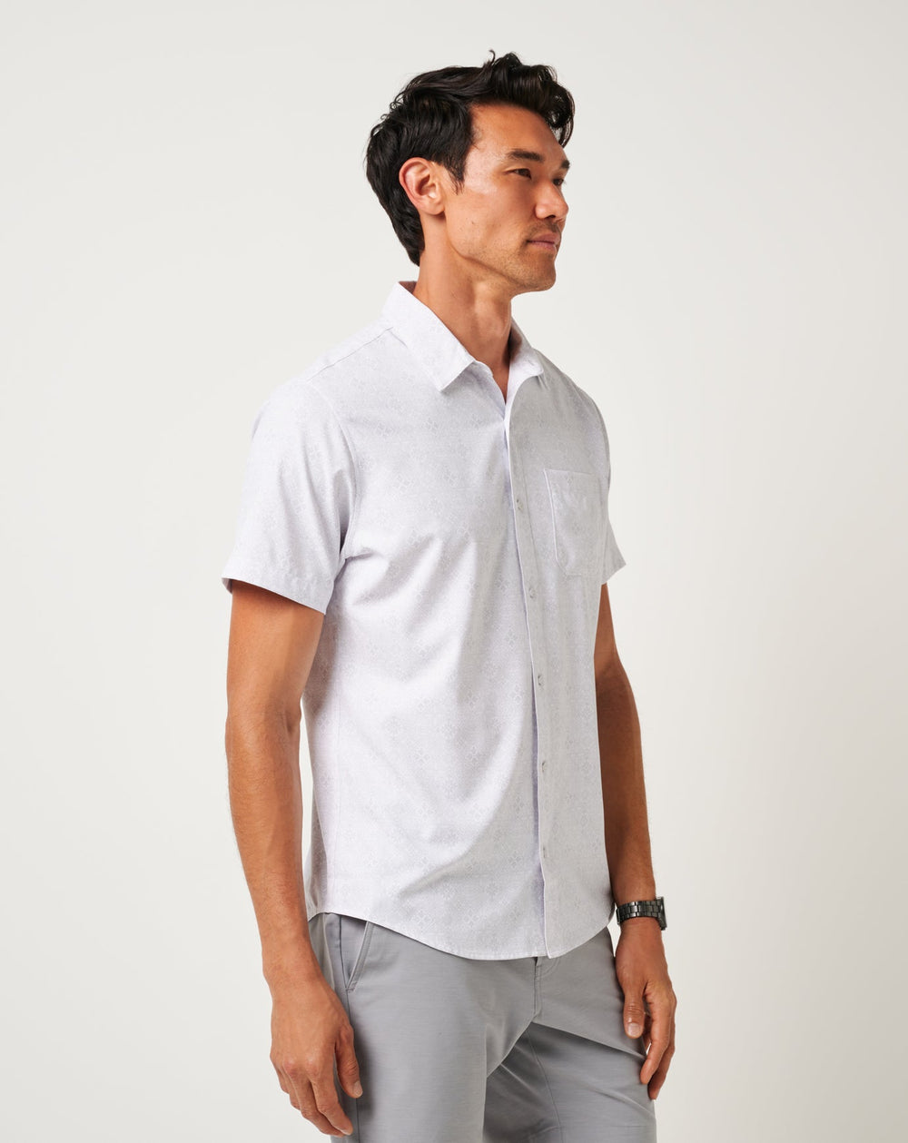 Techwoven Acropolis Button-Up - Travis Mathew