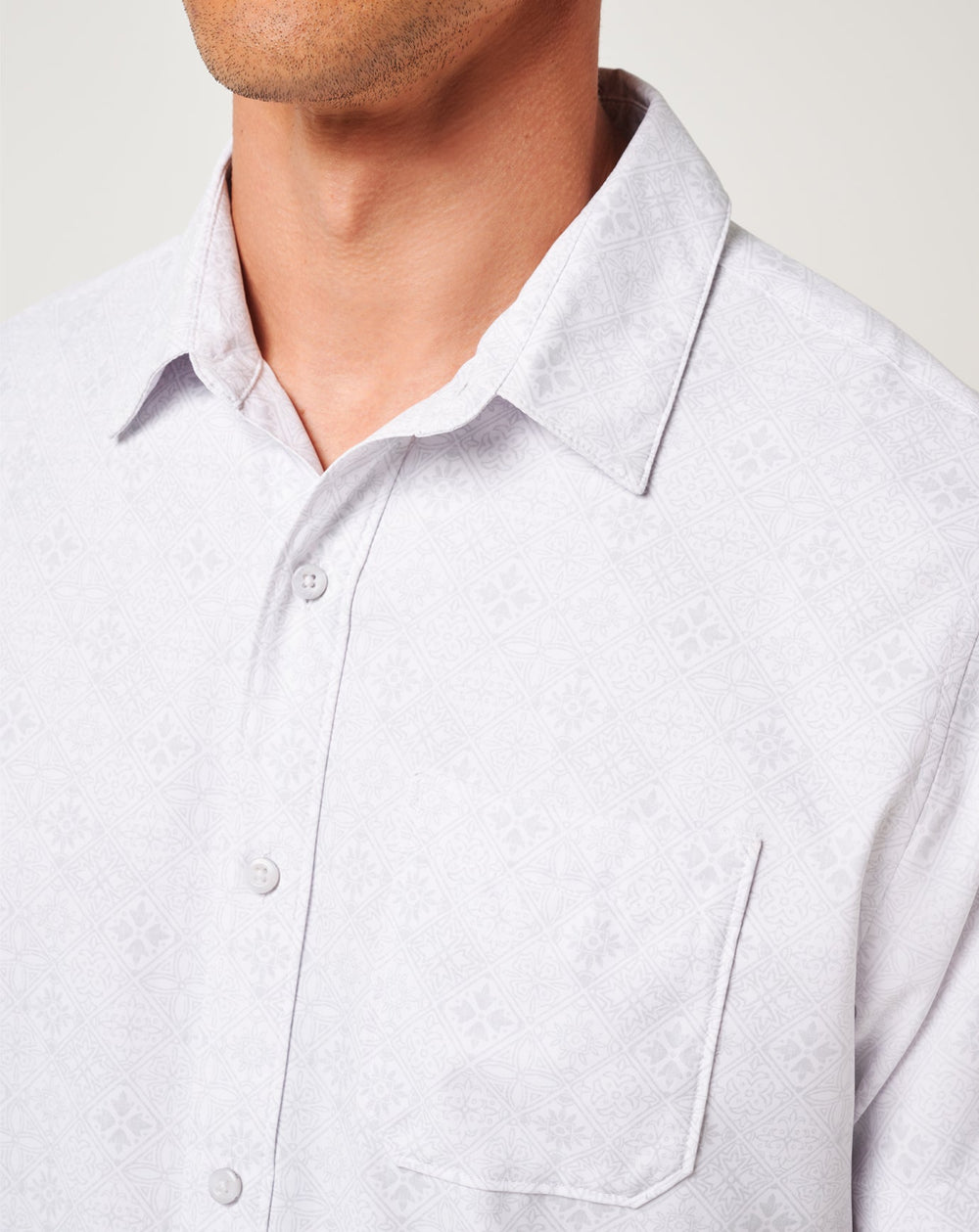 Techwoven Acropolis Button-Up - Travis Mathew