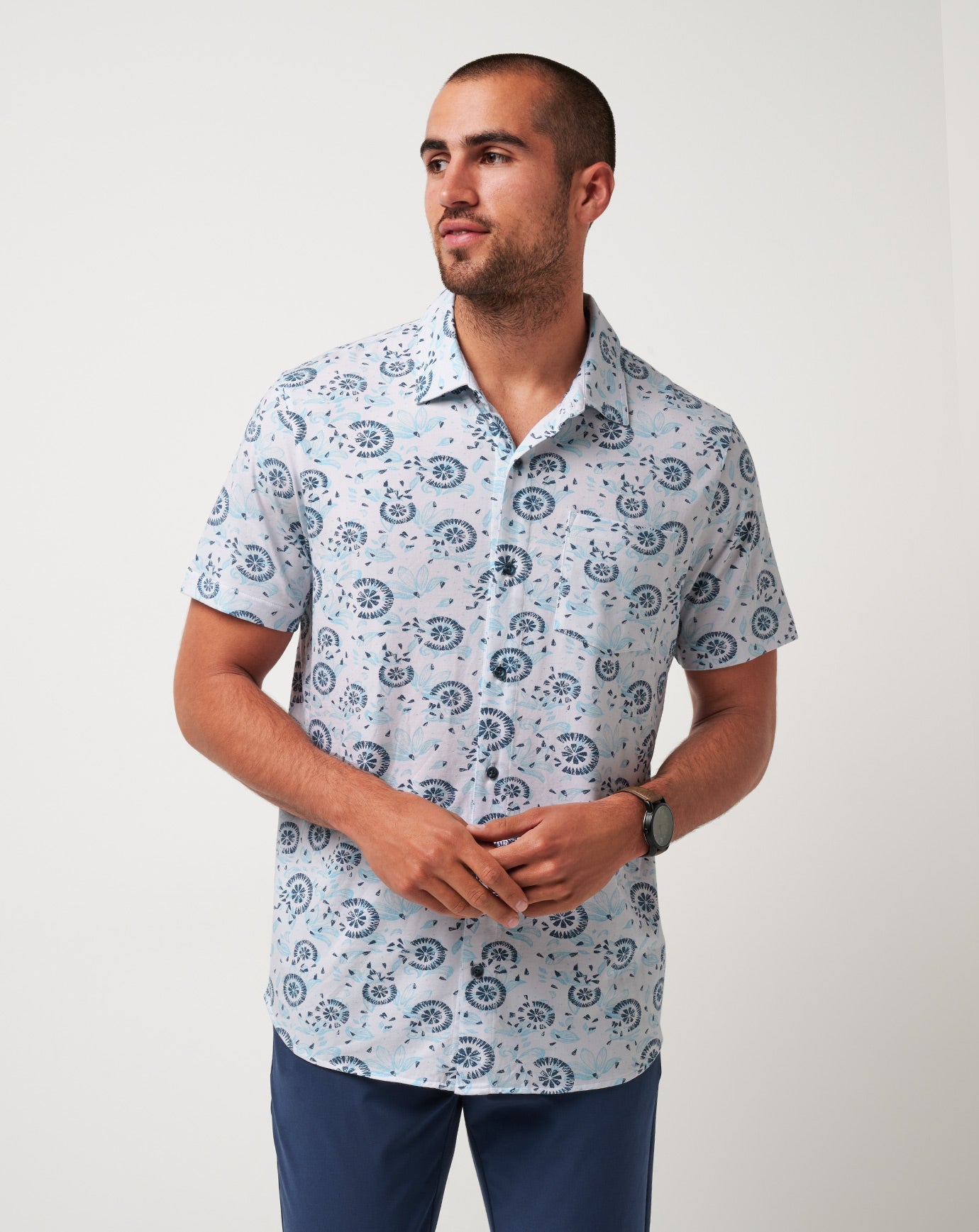 Knit Flourish Button-Up - Travis Mathew