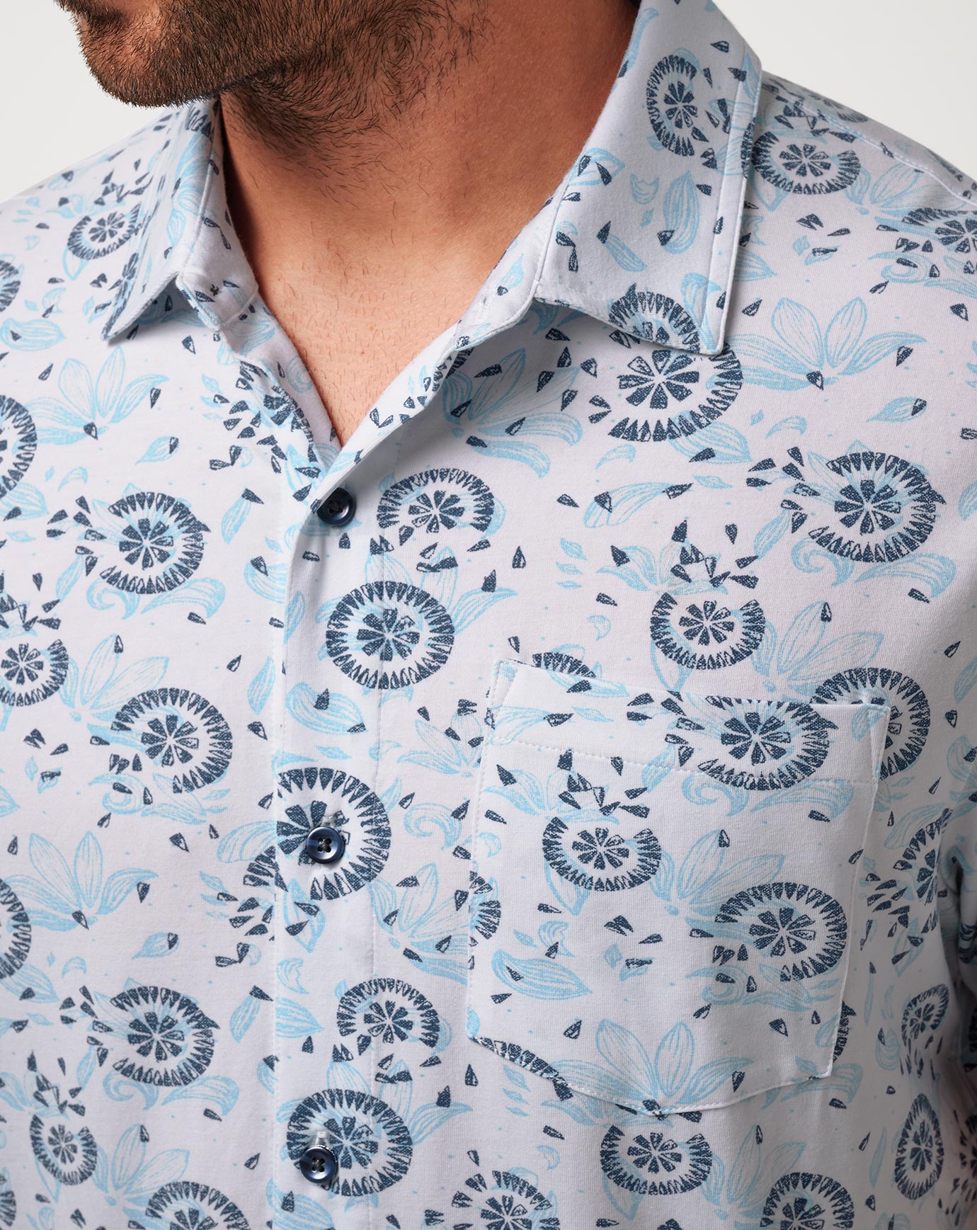 Knit Flourish Button-Up - Travis Mathew