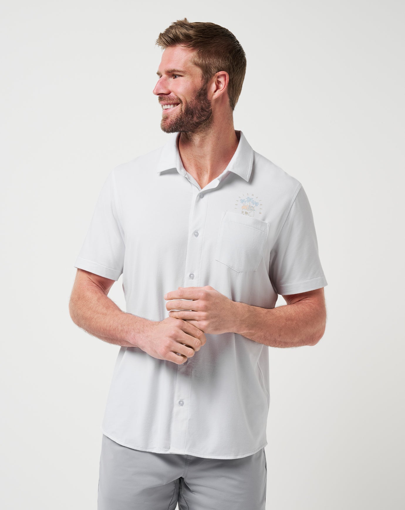Poolside Pitcher Button-Up - Travis Mathew