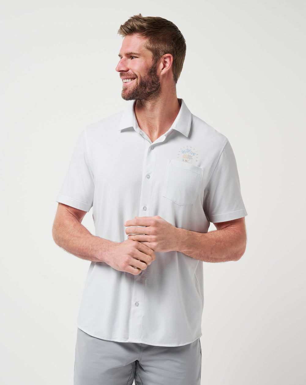 Poolside Pitcher Button-Up - Travis Mathew