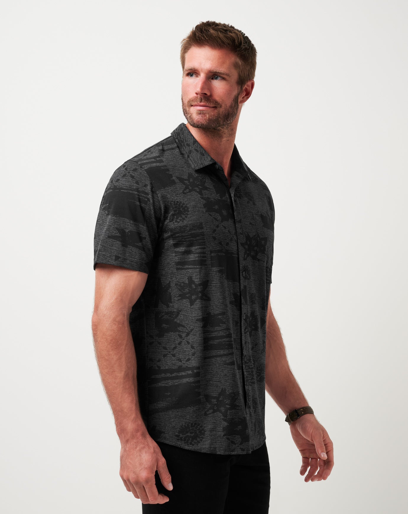 Knit Gravitation Button-Up - Travis Mathew