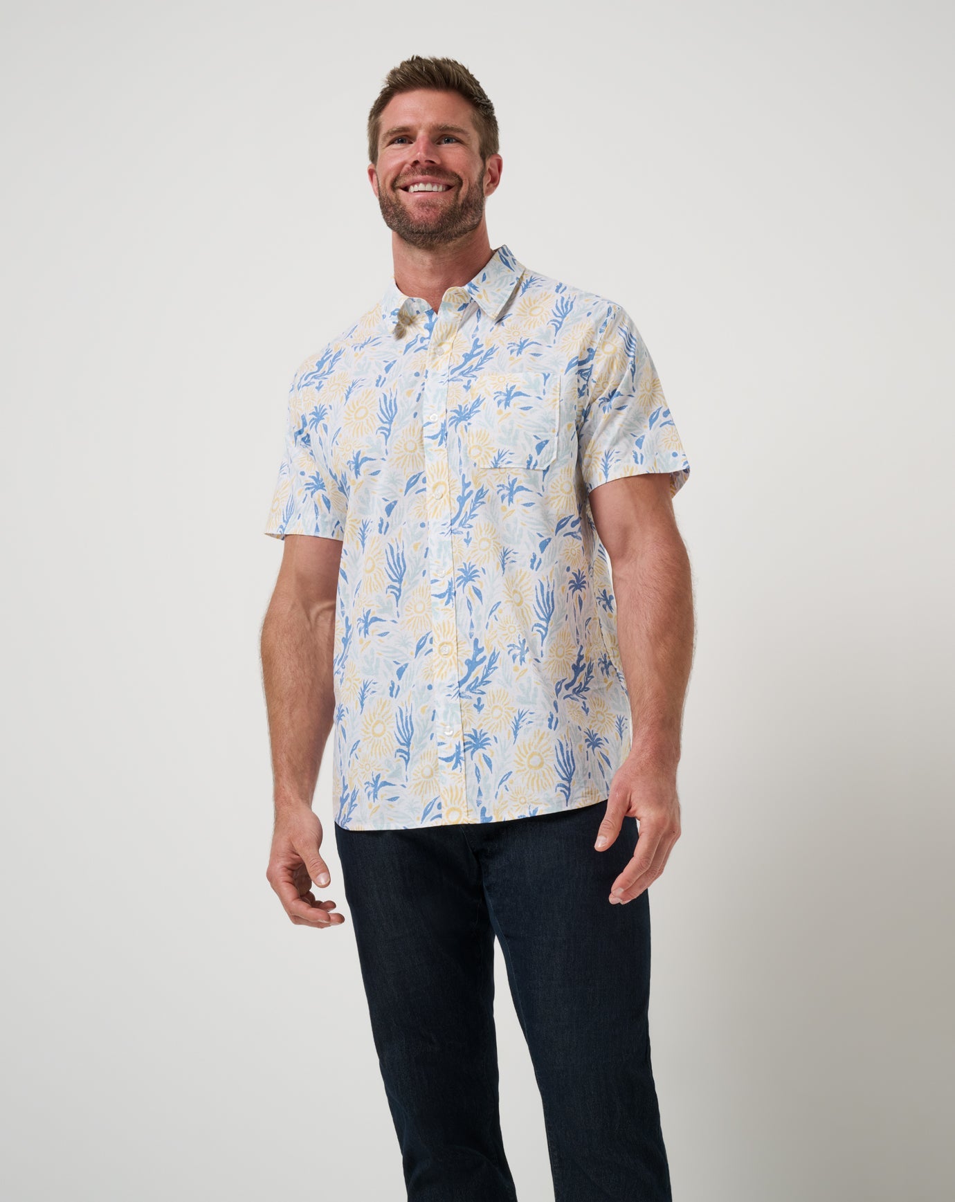 Souvenir City Button-Up - Travis Mathew