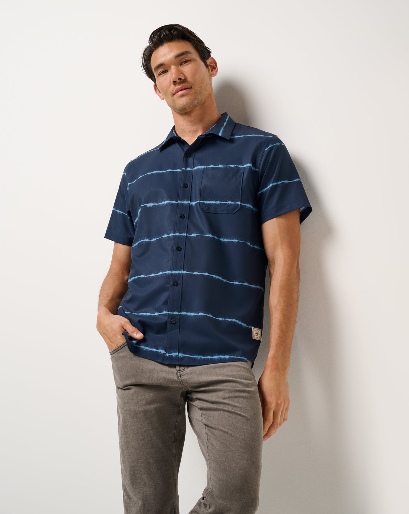 Techwoven Sundaze Button-Up - Travis Mathew