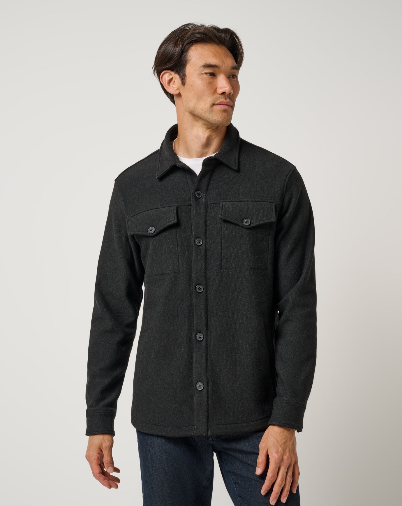 Are We There Yet Shirt Jacket - Travis Mathew