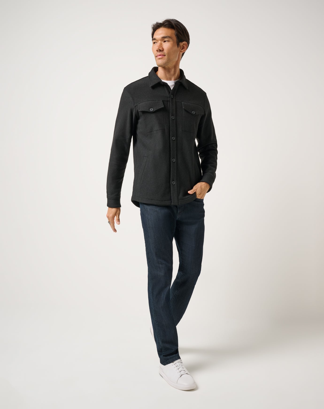 Are We There Yet Shirt Jacket - Travis Mathew