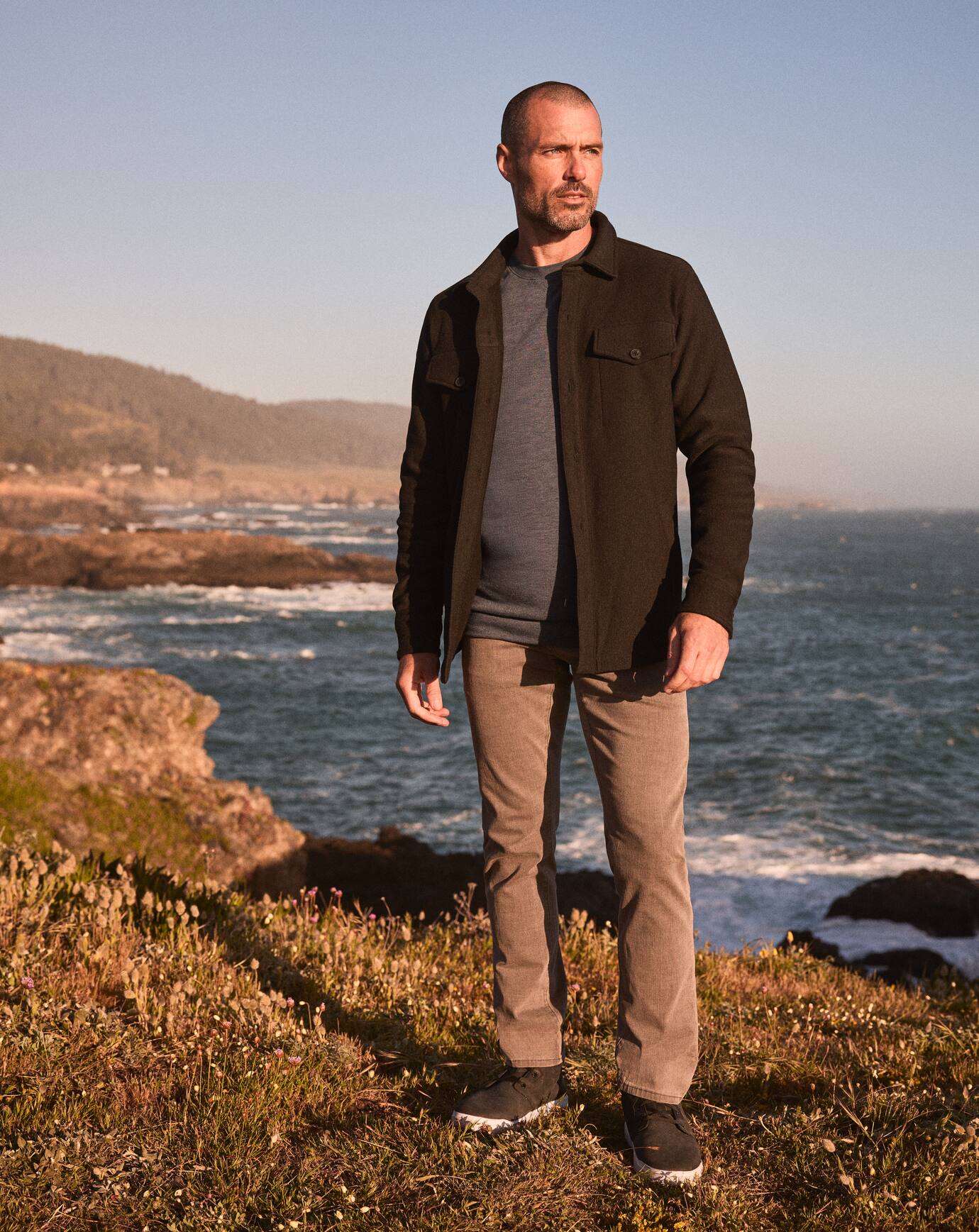 Are We There Yet Shirt Jacket - Travis Mathew