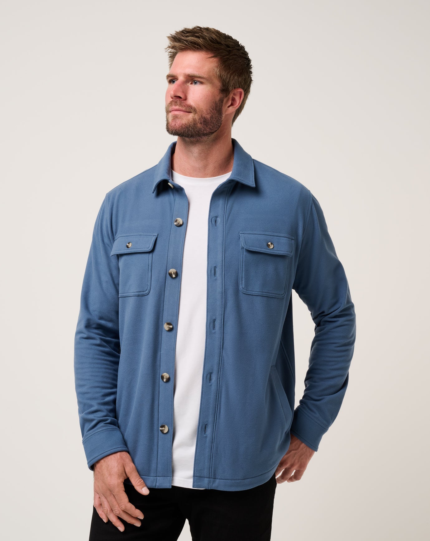 Peak Fleece Shirt Jacket - Travis Mathew