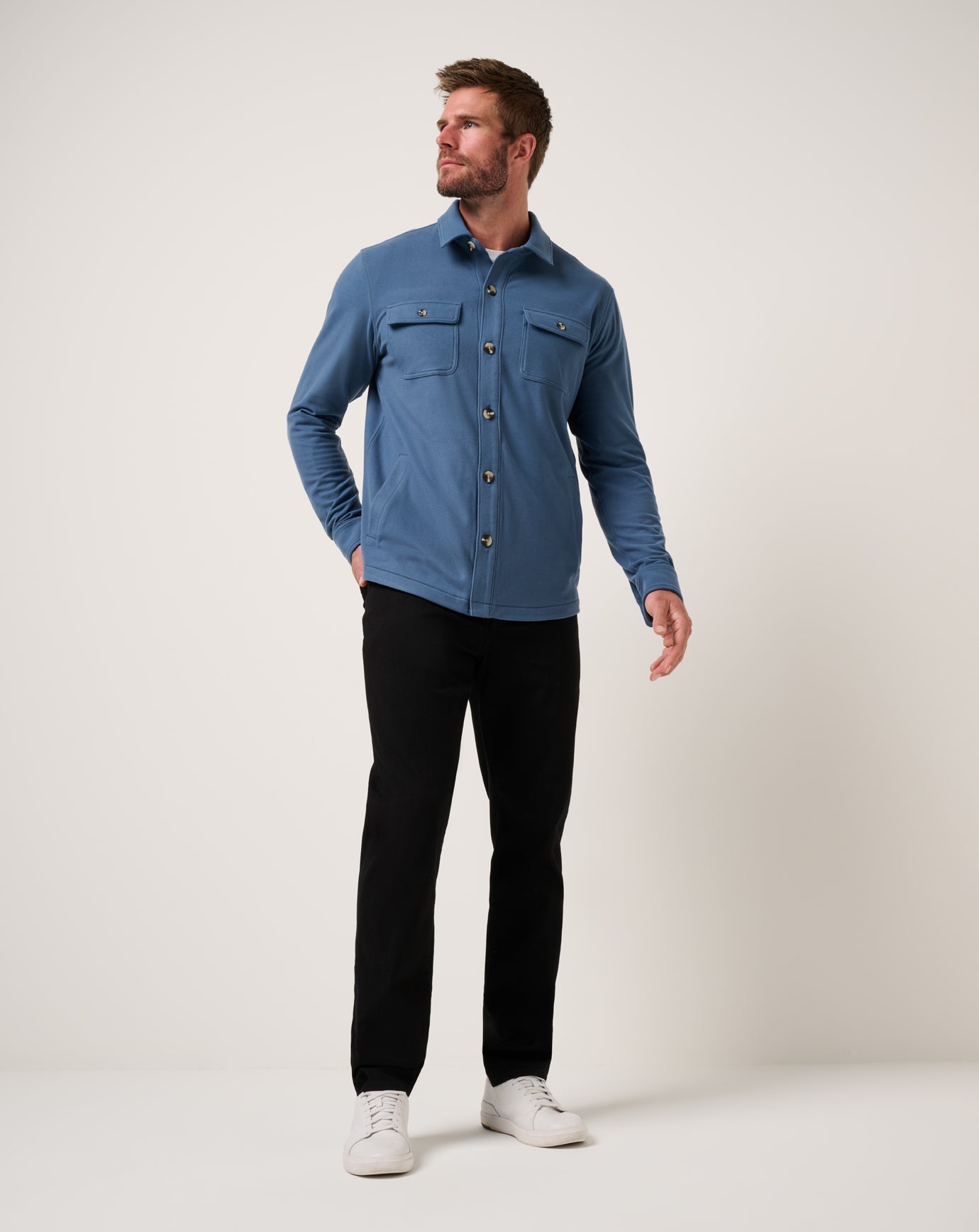 Peak Fleece Shirt Jacket - Travis Mathew