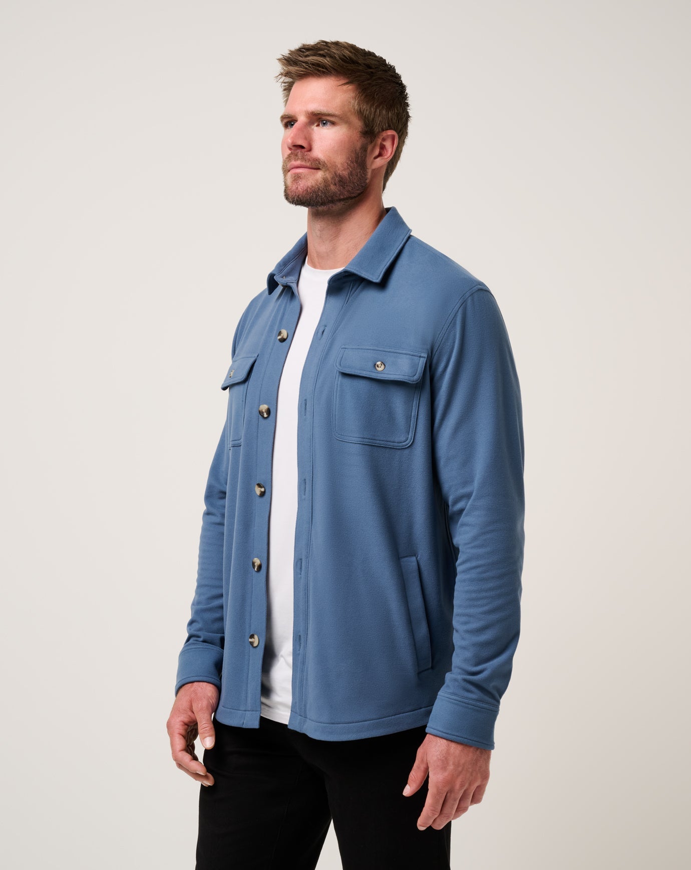Peak Fleece Shirt Jacket - Travis Mathew