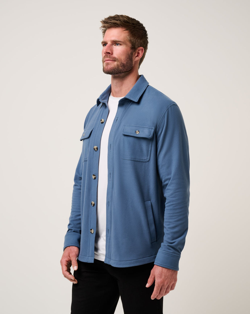Peak Fleece Shirt Jacket - Travis Mathew