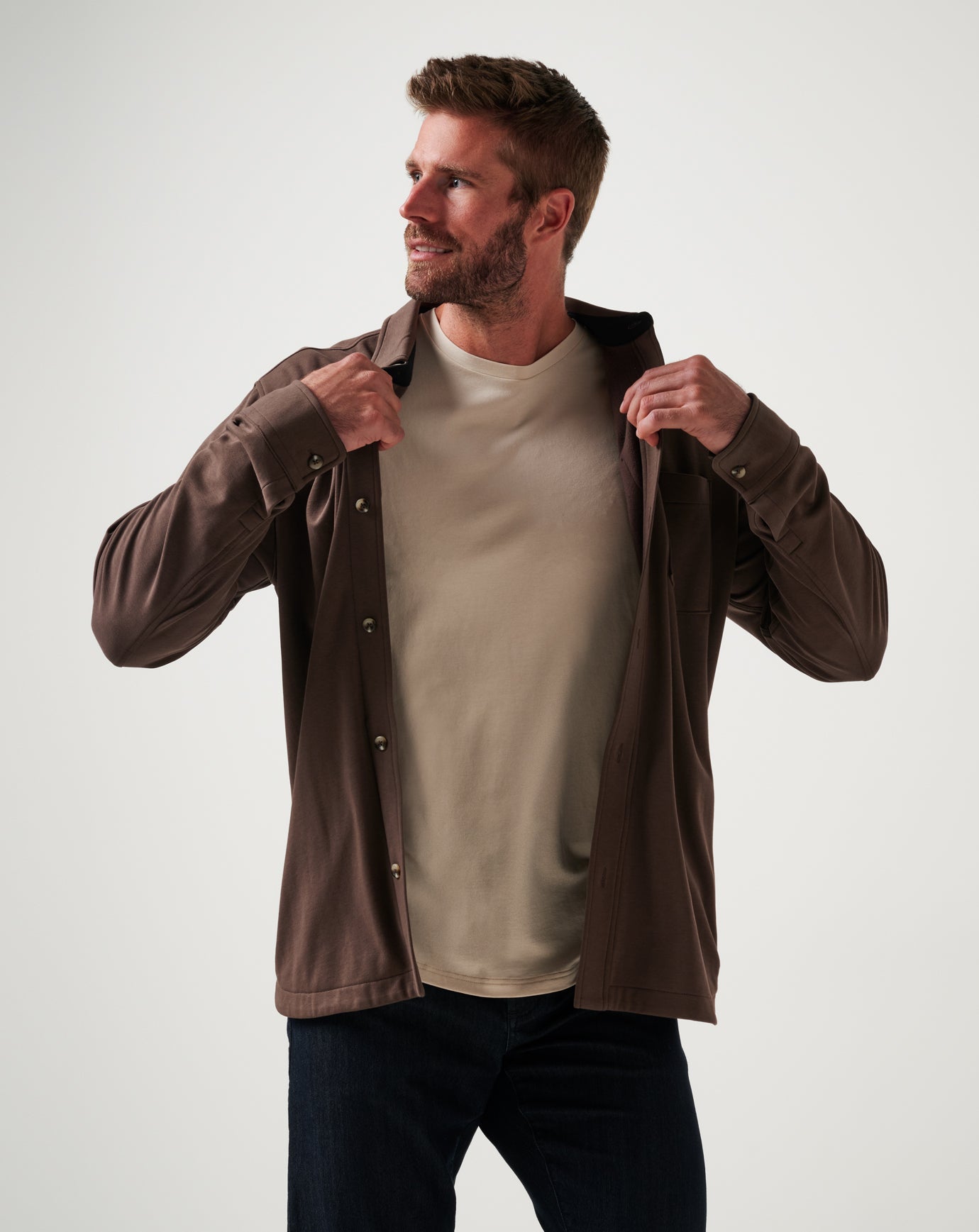 Cloud Shirt Jacket - Travis Mathew