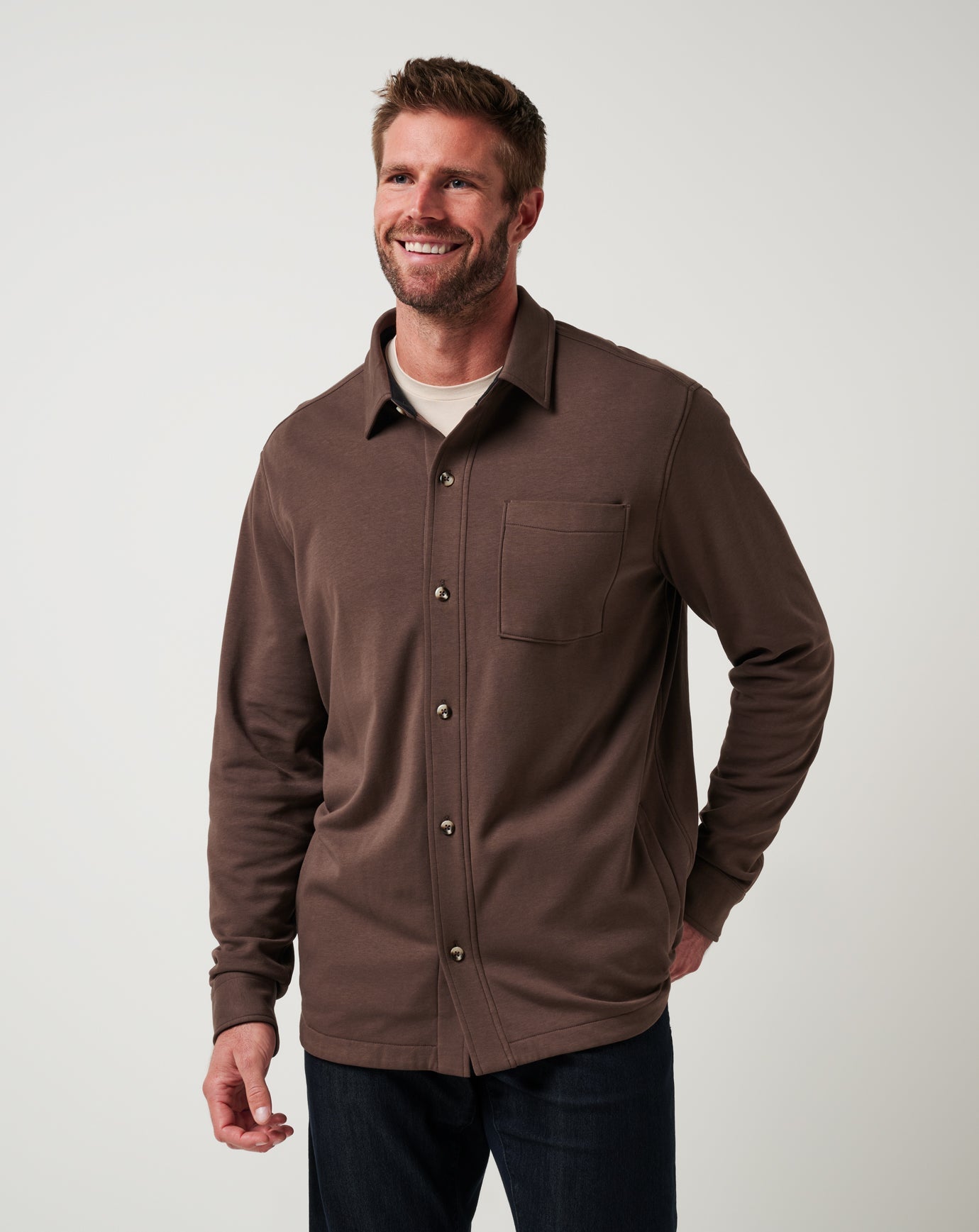 Cloud Shirt Jacket - Travis Mathew