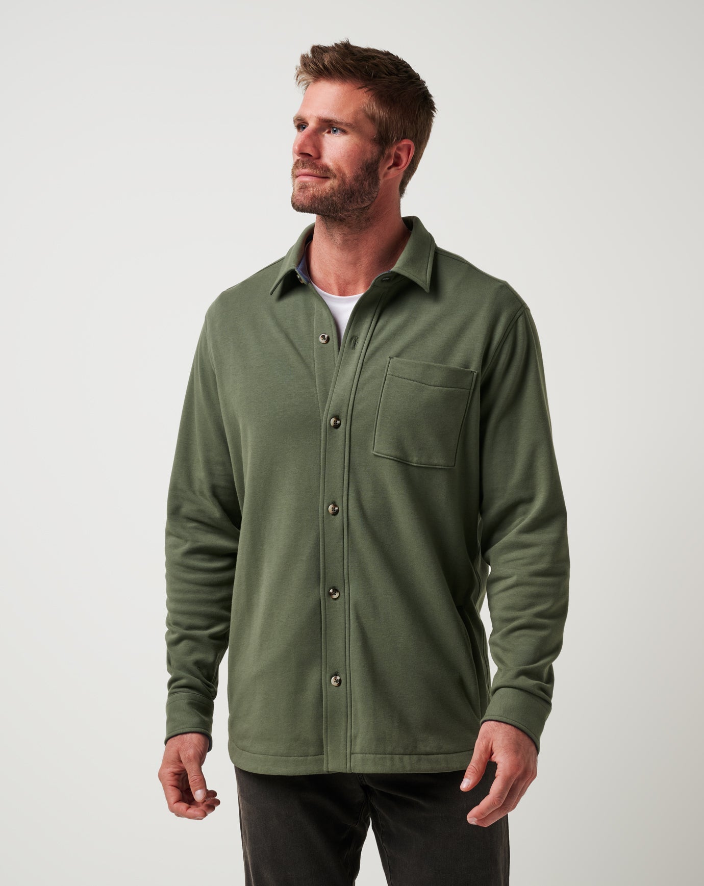 Cloud Shirt Jacket - Travis Mathew
