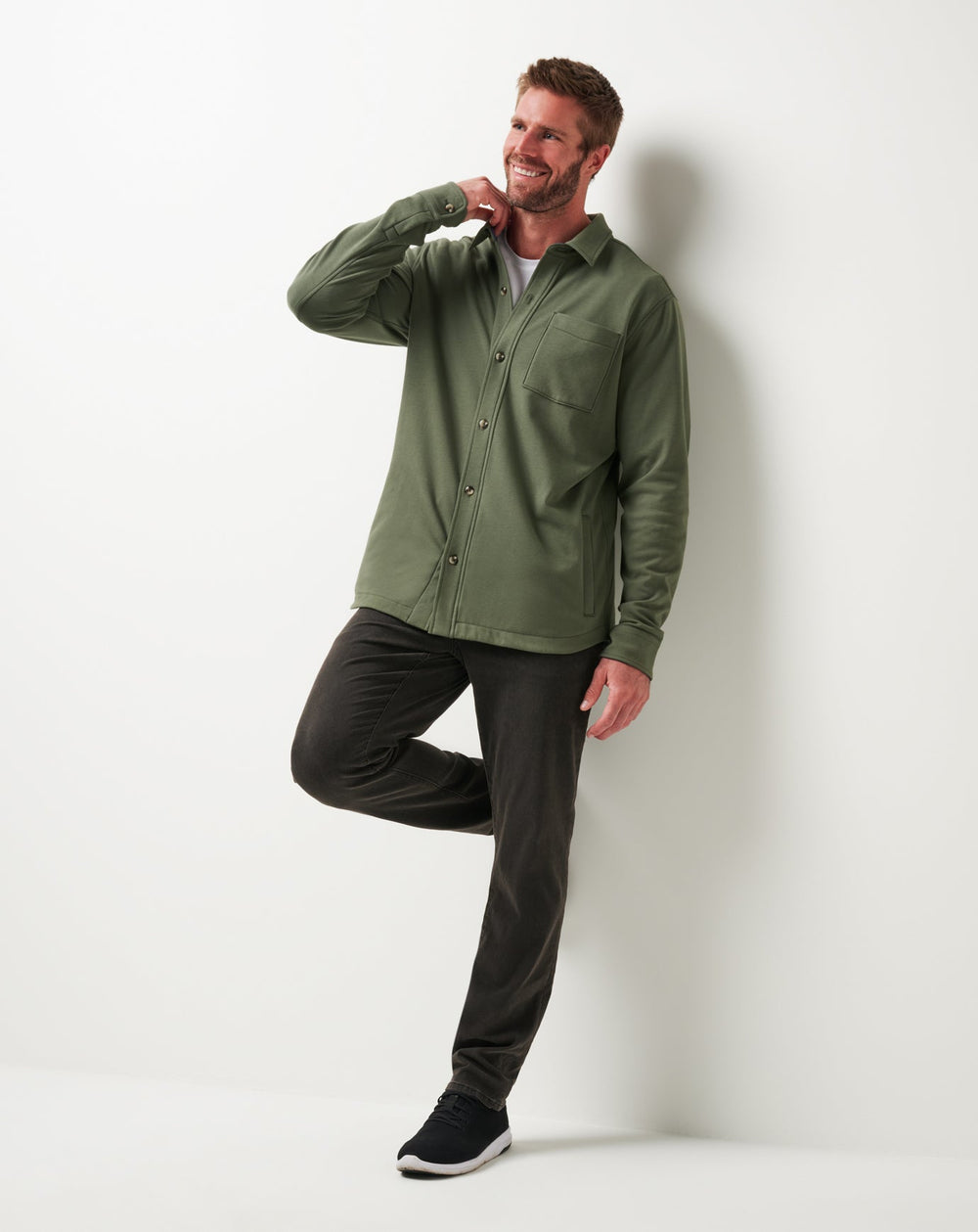Cloud Shirt Jacket - Travis Mathew