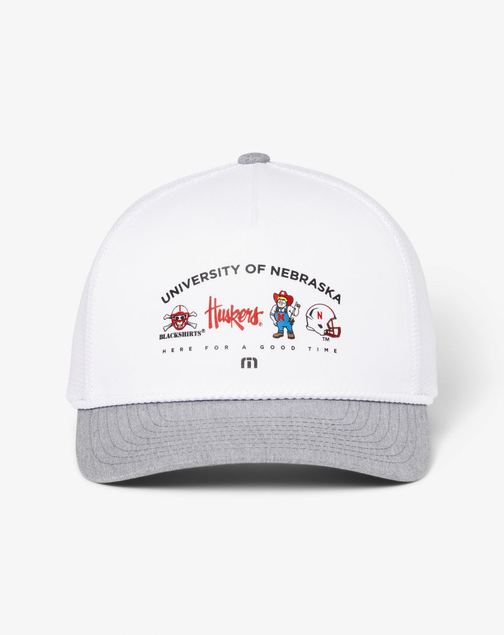Nebraska Defensive Line Snapback Hat - Travis Mathew