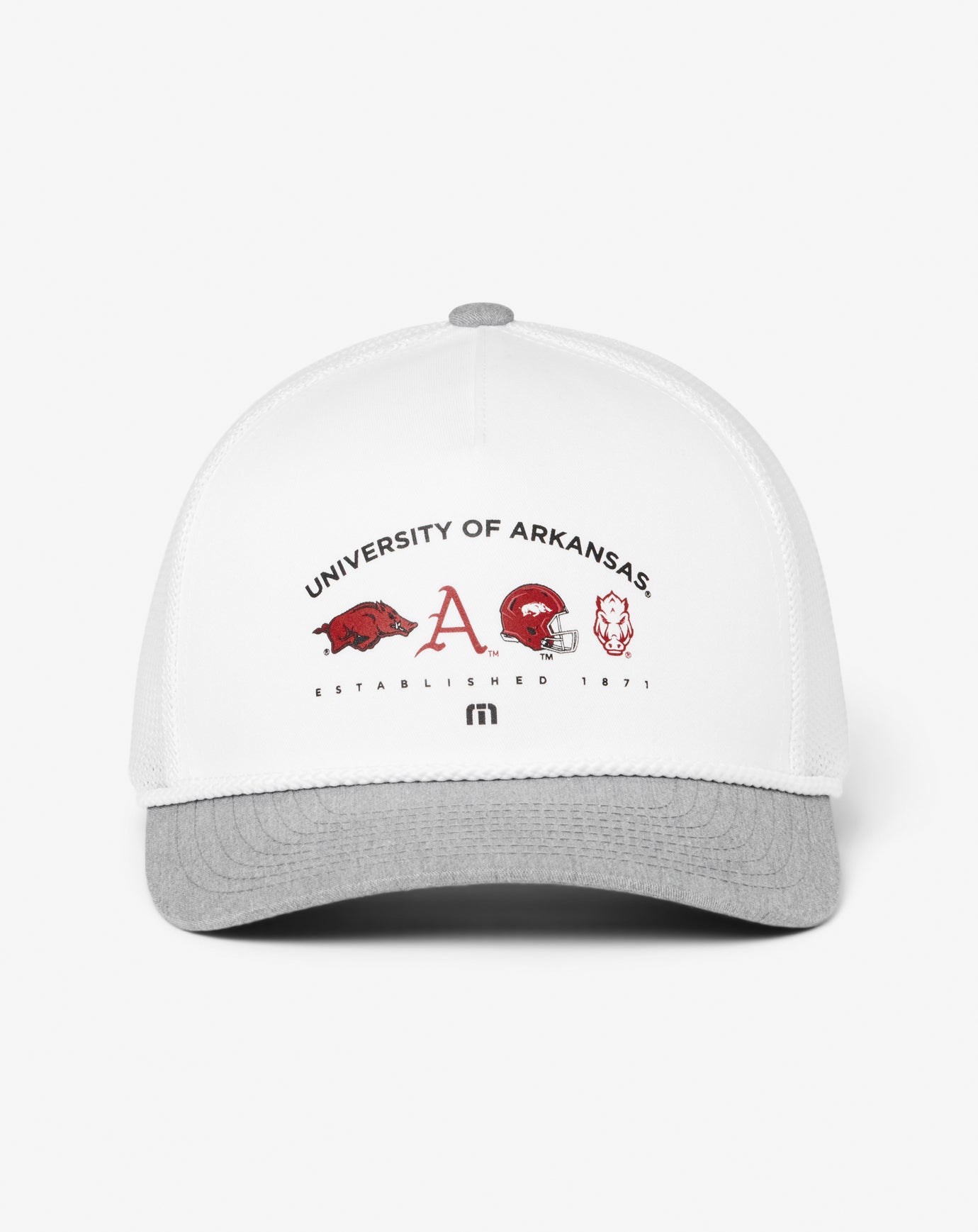 Arkansas Defensive Line Snapback Hat - Travis Mathew