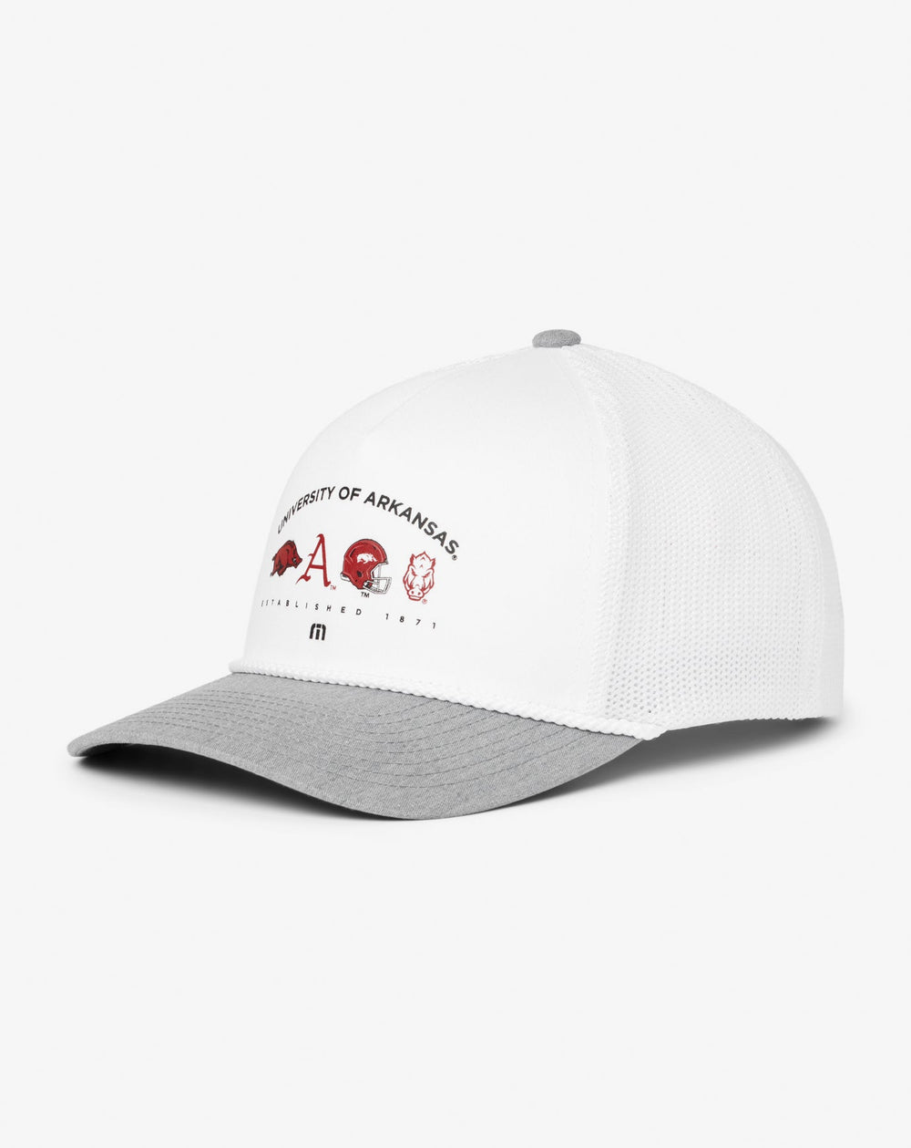Arkansas Defensive Line Snapback Hat - Travis Mathew