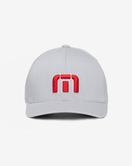 Red White Iconic Snapback Hat - Travis Mathew