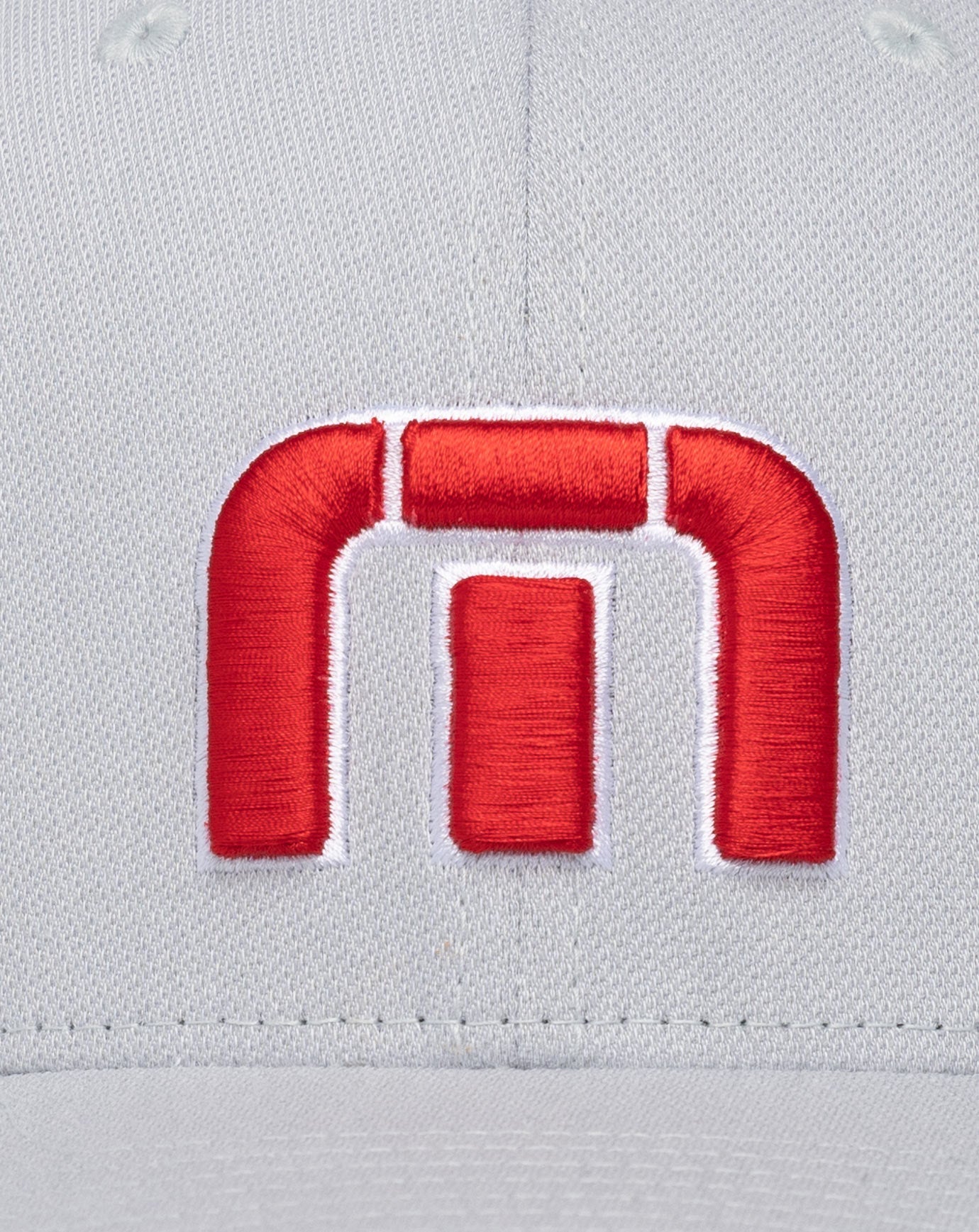 Red White Iconic Snapback Hat - Travis Mathew
